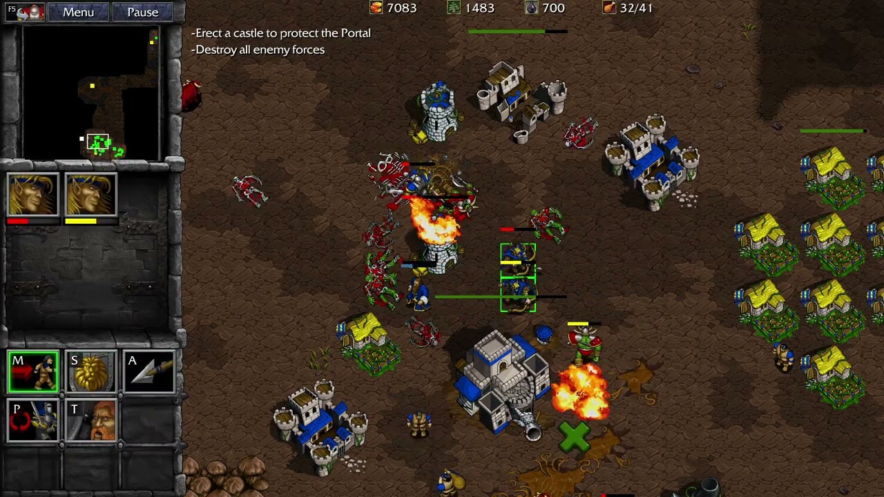 Warcraft 2 Remaster BtDP - Human 4: Beyond the Dark Portal (Daife difficulty)
