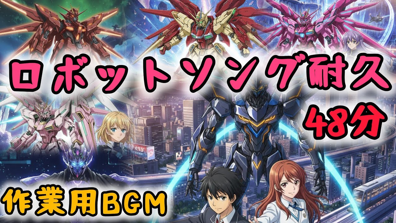 なんとなく疲れた夜に｜ロボットソング 48分耐久　作業用BGM