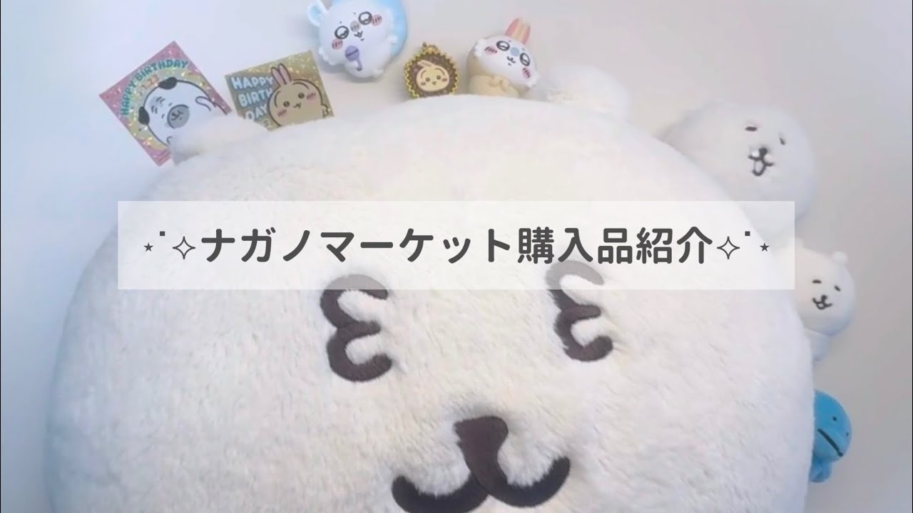 ナガノマーケット購入品紹介┊︎ナガノくま┊︎推し活┊︎購入品紹介