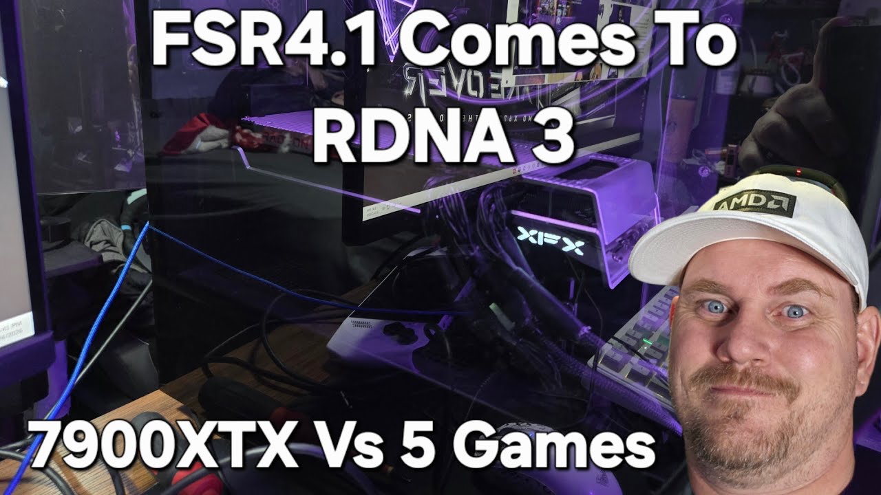 AMD выпускает FSR 4.1 для GPU RDNA 3: тесты 5 игр в 4K Performance на 7900XTX и 9700X