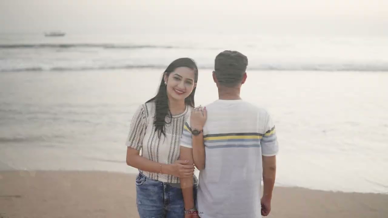 || BEACH PRE-WEDDING || PARESH - HEERU || CLICKLAB PREWEDDING ||