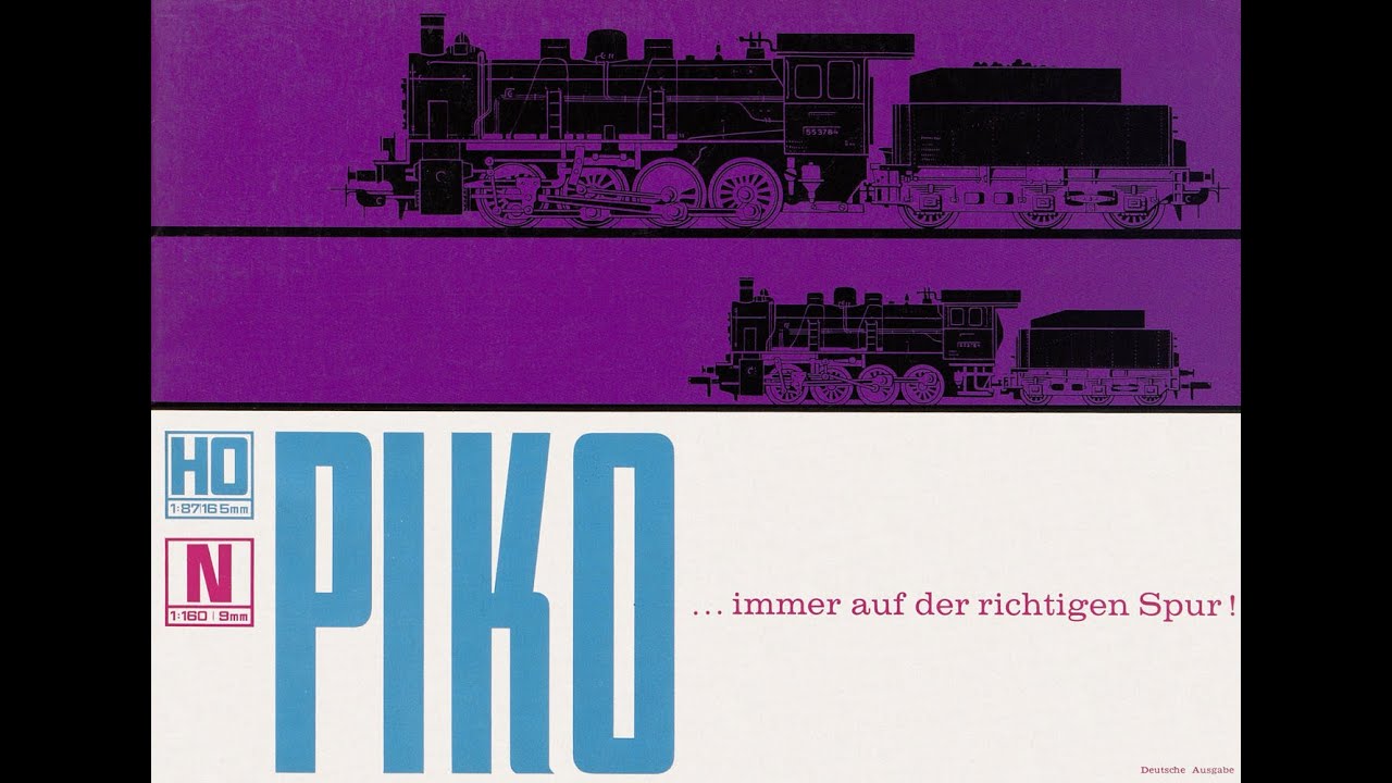Piko Modellbahn Katalog von 1970