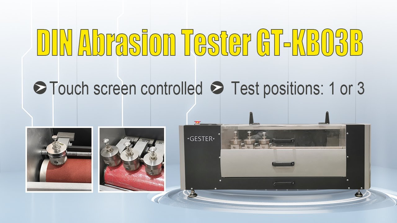 3 Test positions DIN Abrasion Tester GT-KB03B