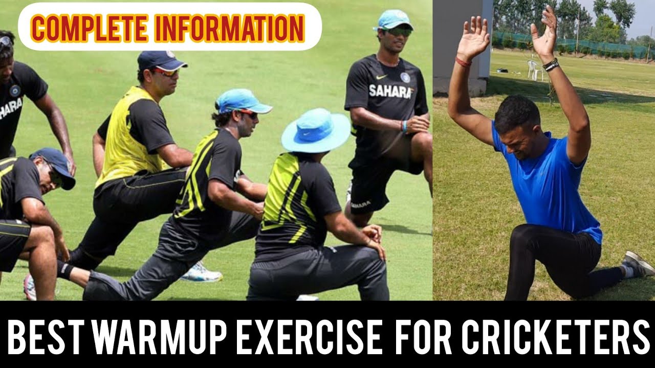 Best warm up and stretching exercises for the cricketers | warm up in cricket | warm up exercises