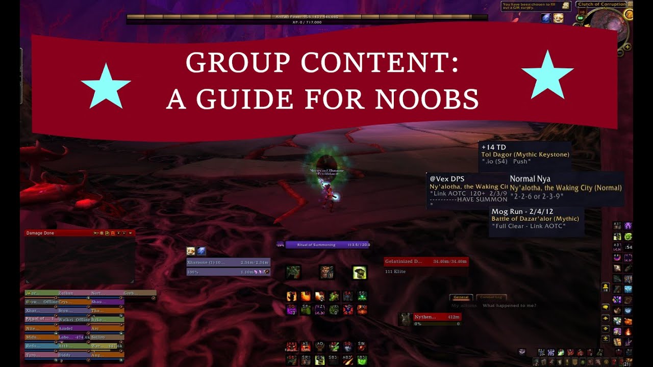 A Noob's Guide to Group Content in WoW