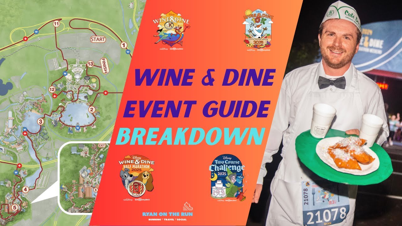 2025 runDisney Wine & Dine Half Marathon Event Guide Breakdown | Tips, Expo, Course & Race Weekend