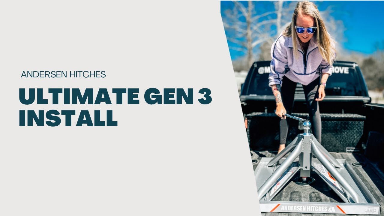 Installation of our NEW Gen 3 Andersen Ultimate Connection Hitch. We will have a review shortly!