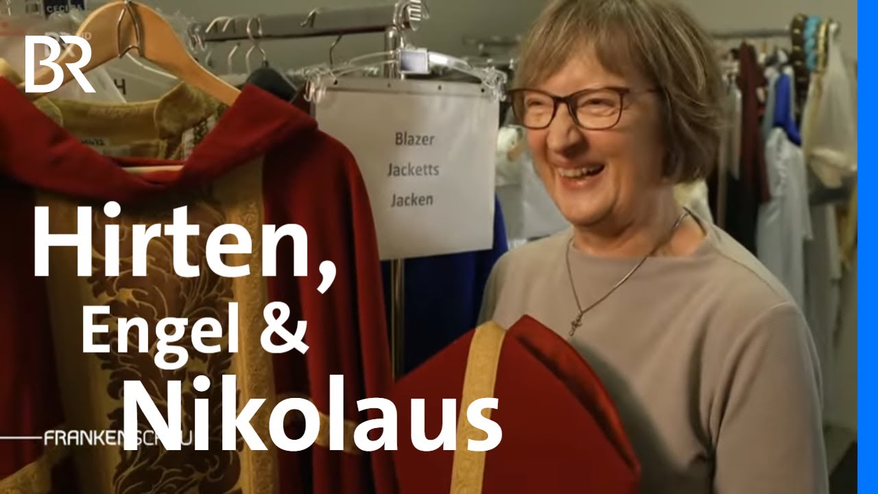 Schneiderin betreibt ehrenamtlich Kostümfundus: Von Nikolaus bis Krippenspiel | Frankenschau | BR