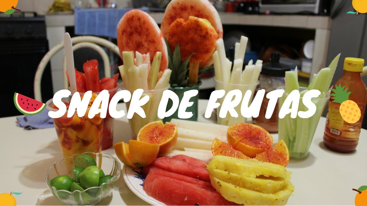 Snack de frutas🍊| Jicaleta, Piñaleta🍍 | Cocinando al día👩‍🍳