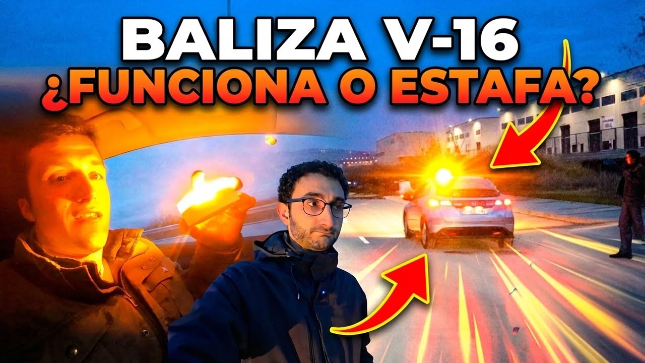¿La baliza V-16 funciona de verdad? La probamos en la vida real