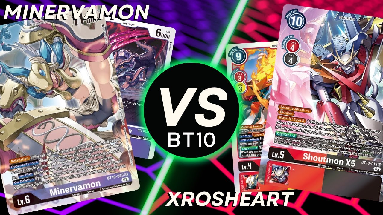 Digimon TCG [BT10] Minervamon VS Xrosheart
