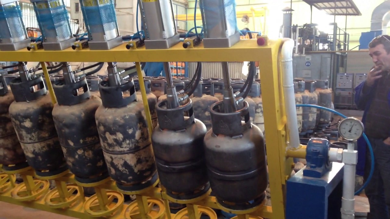 SANKUR LPG Cylinder Production Line in Libya