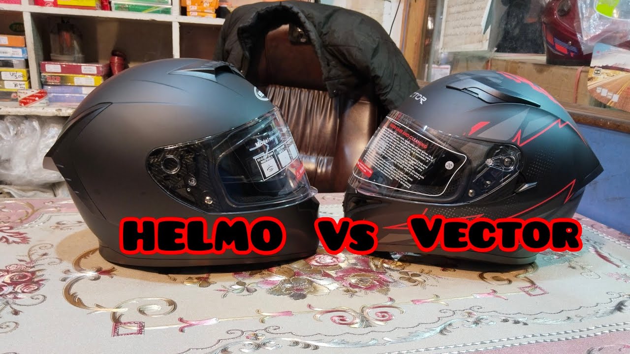 Vector Vs Helmo | Dot Standards Helmets