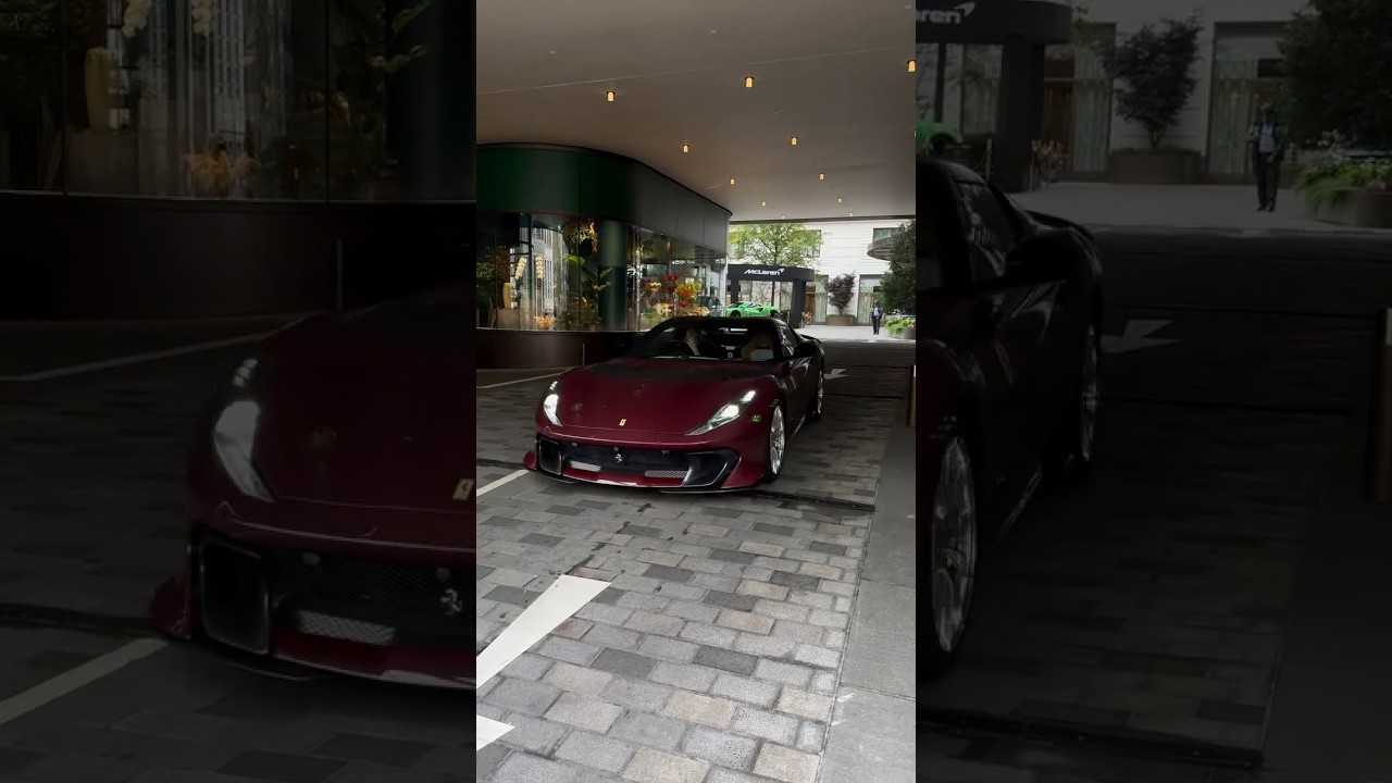 Tailor Made Rosso Cordoba Ferrari 812 Competizione Aperta
