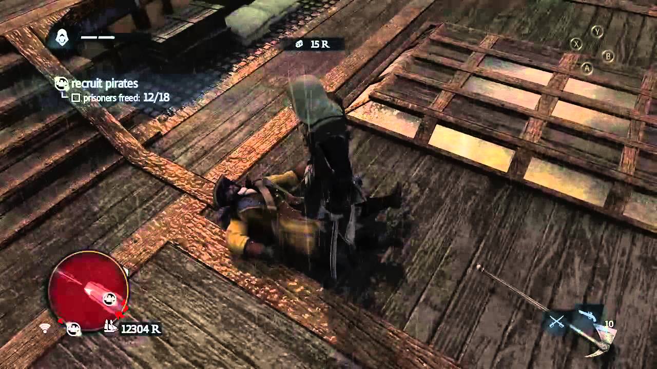 Assassin's Creed IV Black Flag - Bouncing corpse