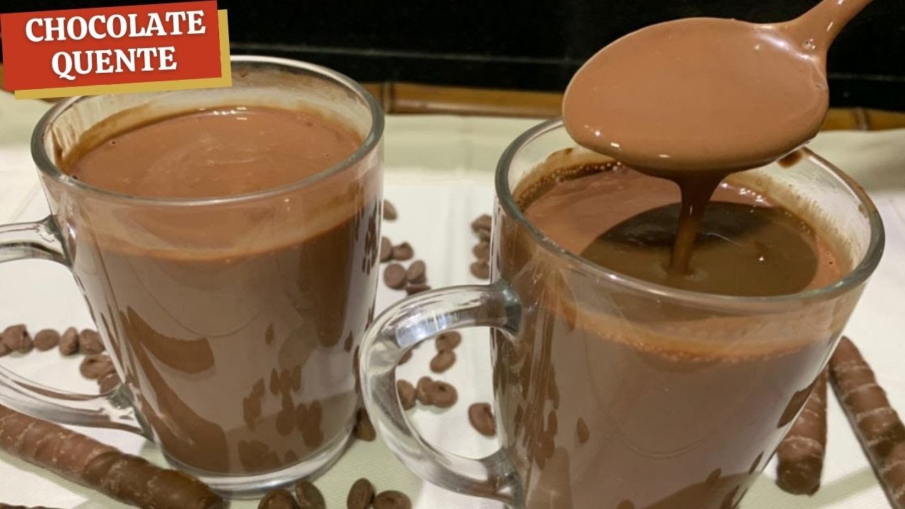 CHOCOLATE QUENTE CREMOSO com LEITE CONDENSADO e CREME DE LEITE | Receitas da Maninha