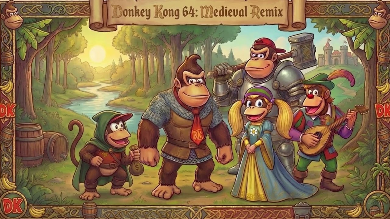 👑 Donkey Kong 64: Legends of The Medieval Island 🌴