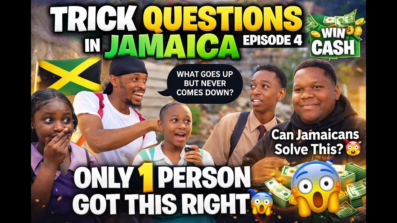 Can Jamaicans Solve This? 🤯 Trick Questions in Jamaica EP.4 | Win Cash!