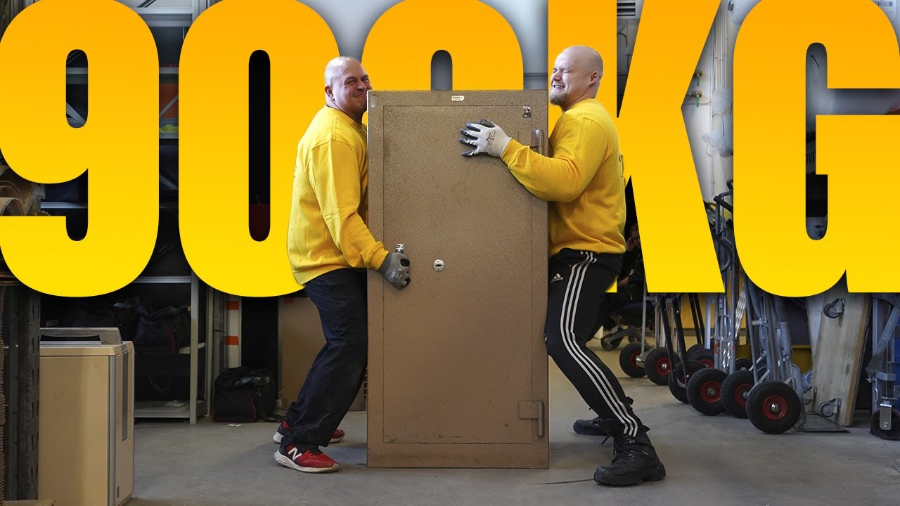 Vein Henrin oikeisiin töihin | 900kg kassakaapin muuttohaaste