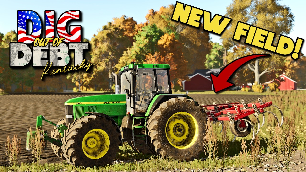 EXPANDING OUR ARABLE LAND!! - 🇺🇸 Dig Out of Debt in Kentucky - Episode 6 - Farming Simulator 25