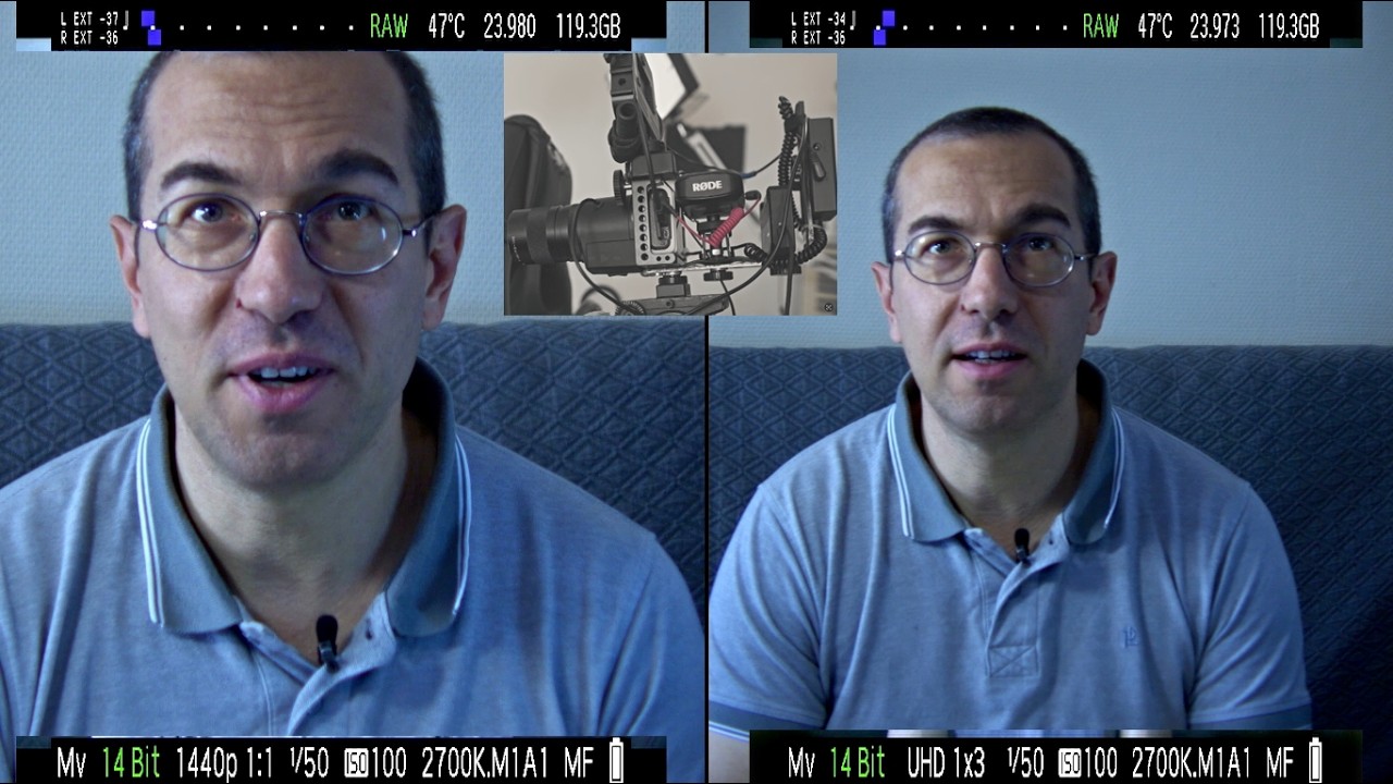 Magic Lantern Crop Mood 1x1 1440p or 1X3 UHD with Fujinom C6X17,5 AM Tv Zoom Lens