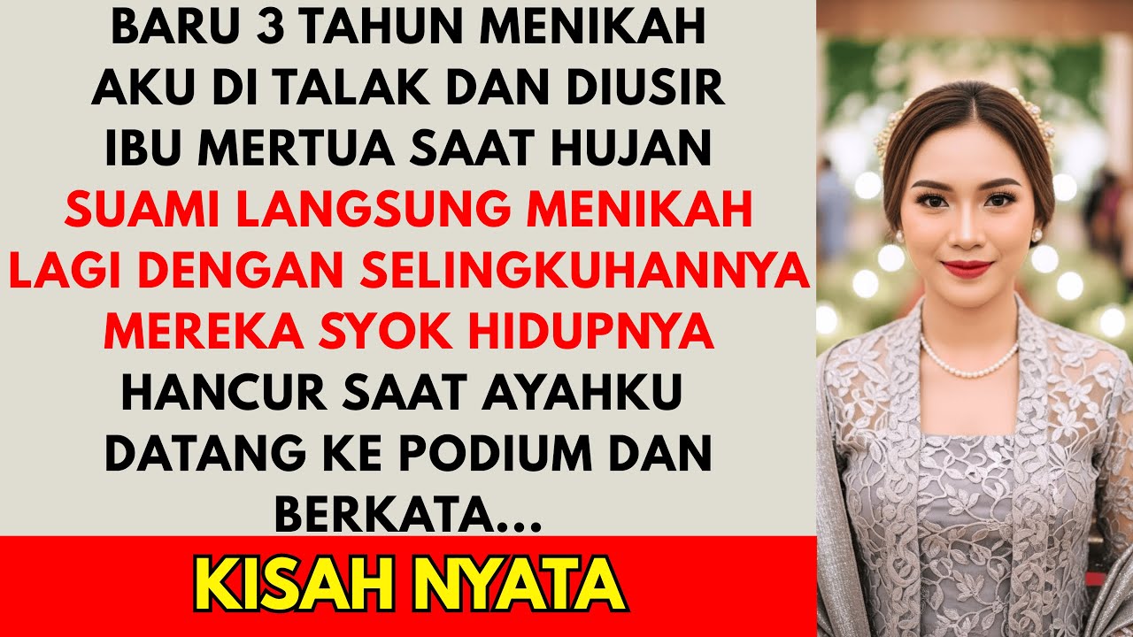KUBUAT MANTAN SUAMI DAN IBU MERTUA SYOK DI HARI PERNIKAHANNYA SAAT AYAHKU NAIK KE PODIUM DAN BERK...