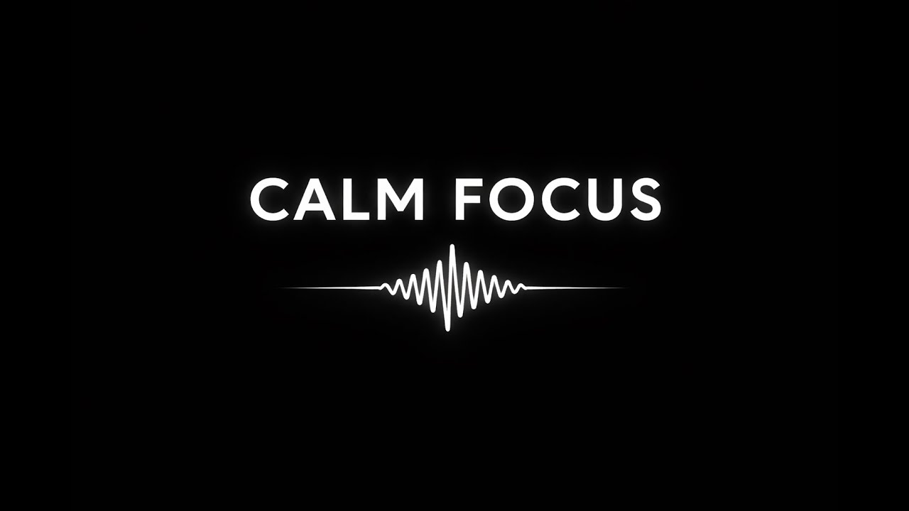 Relaxed but Deep Focus | Black Screen, Zero Distractions (3 Hours)