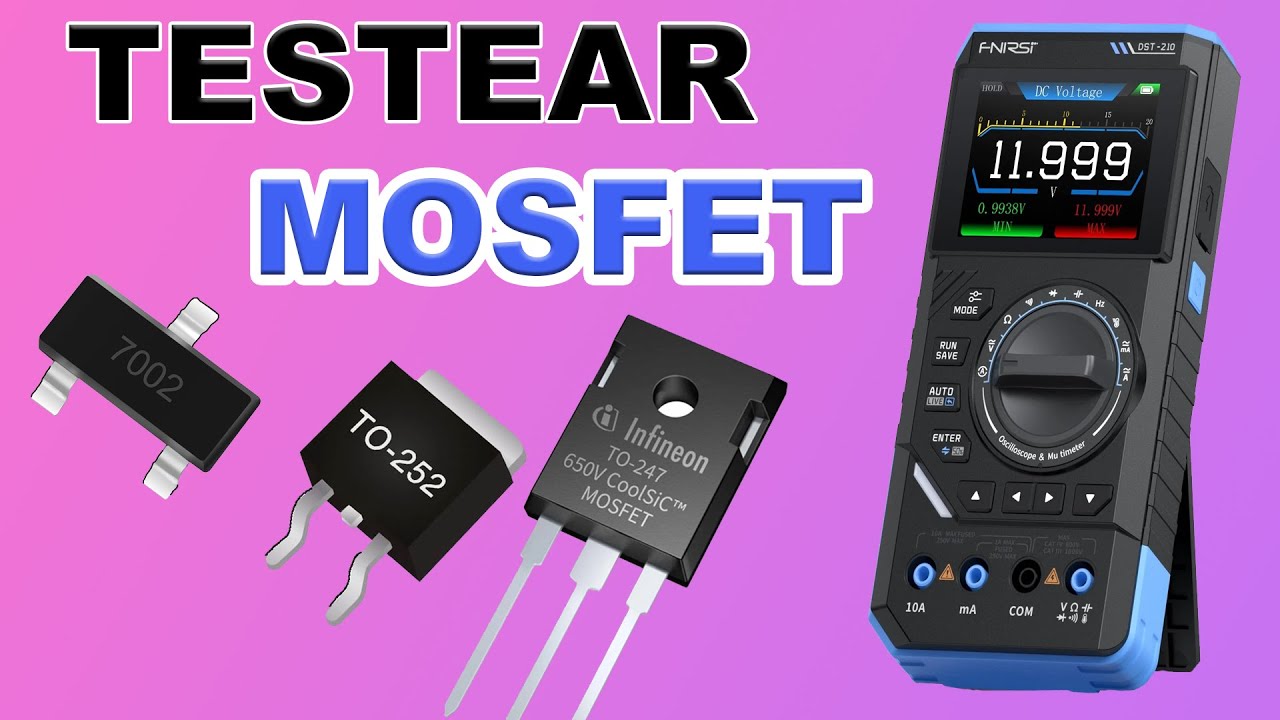 COMO PROBAR UN TRANSISTOR MOSFET || canal P y canal N || paso paso