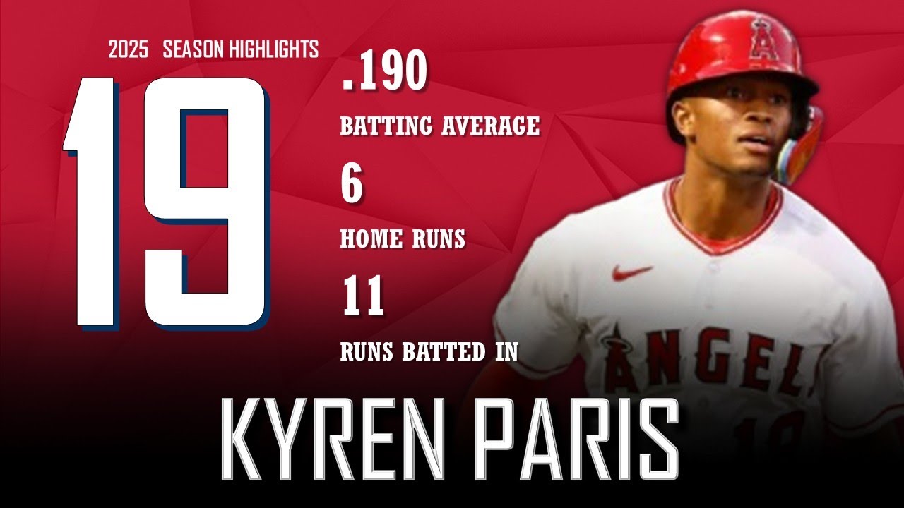 Kyren Paris || 2025 Los Angeles Angels Highlights