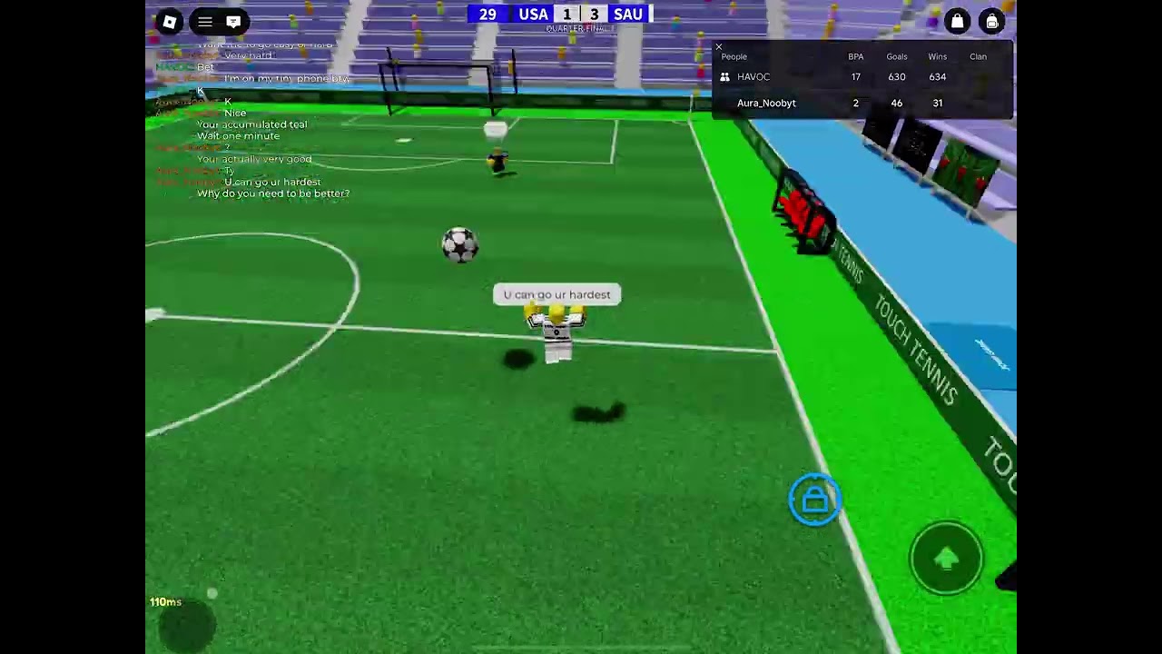Another 1v1 in touch football