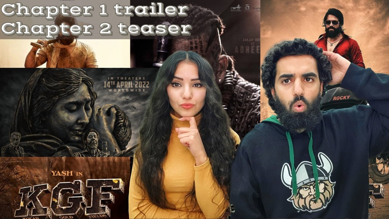 🇮🇳 REACTING TO KGF CHAPTER 1 TRAILER AND KGF CHAPTER 2 TEASER!! 💥🔥