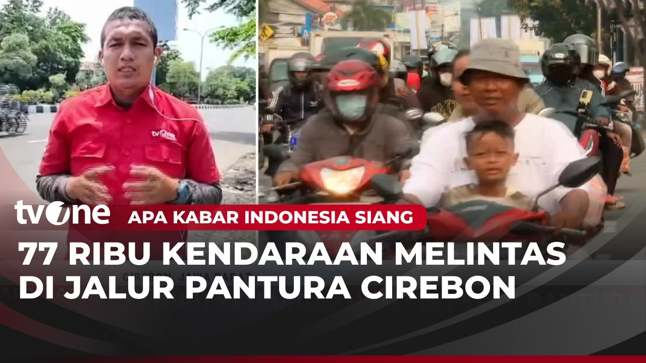 Arus Lalin Padat, Polisi Lakukan Rekayasa Lalu Lintas di Pantura Cirebon | AKIS