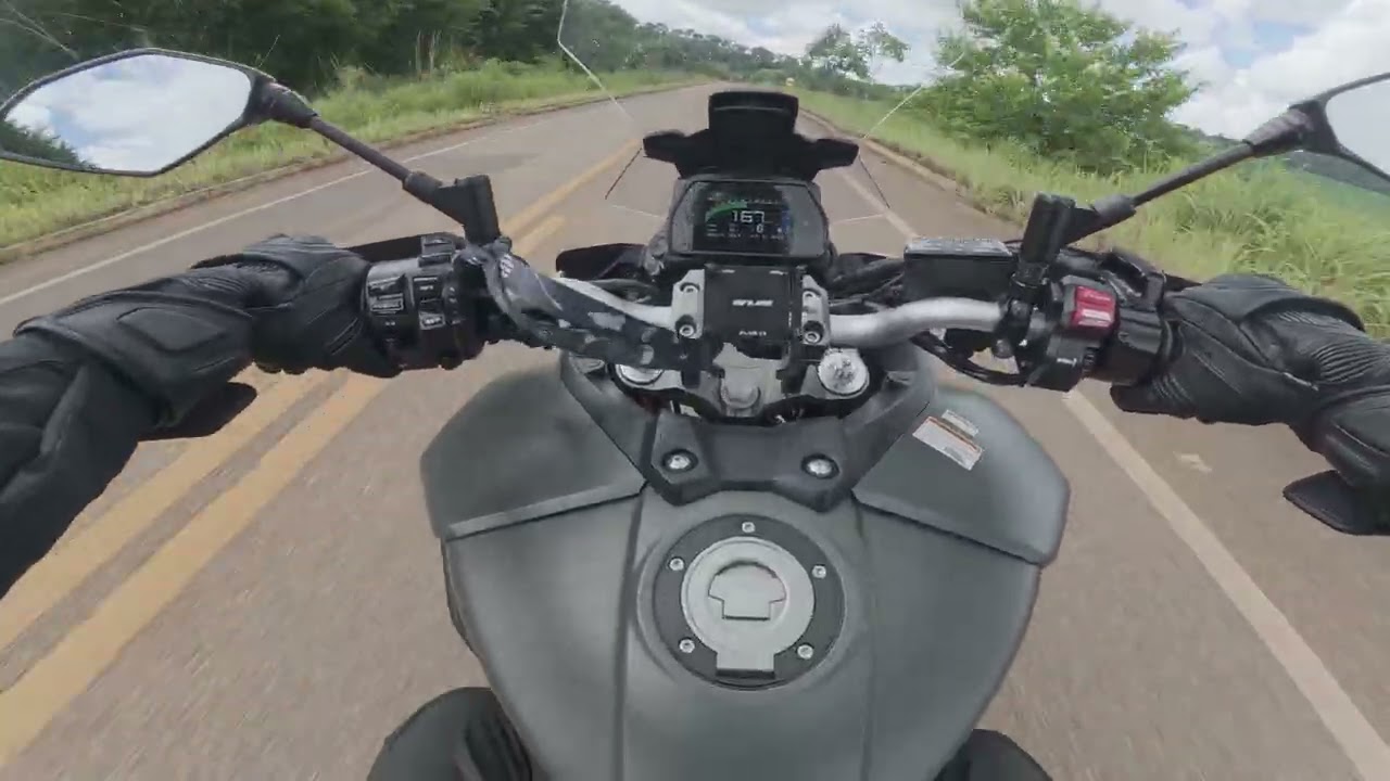 Voltando da revisão. achei que ia pegar chuva mais não so calor .. yamaha tracer 900 gt 06.02.26 pt2