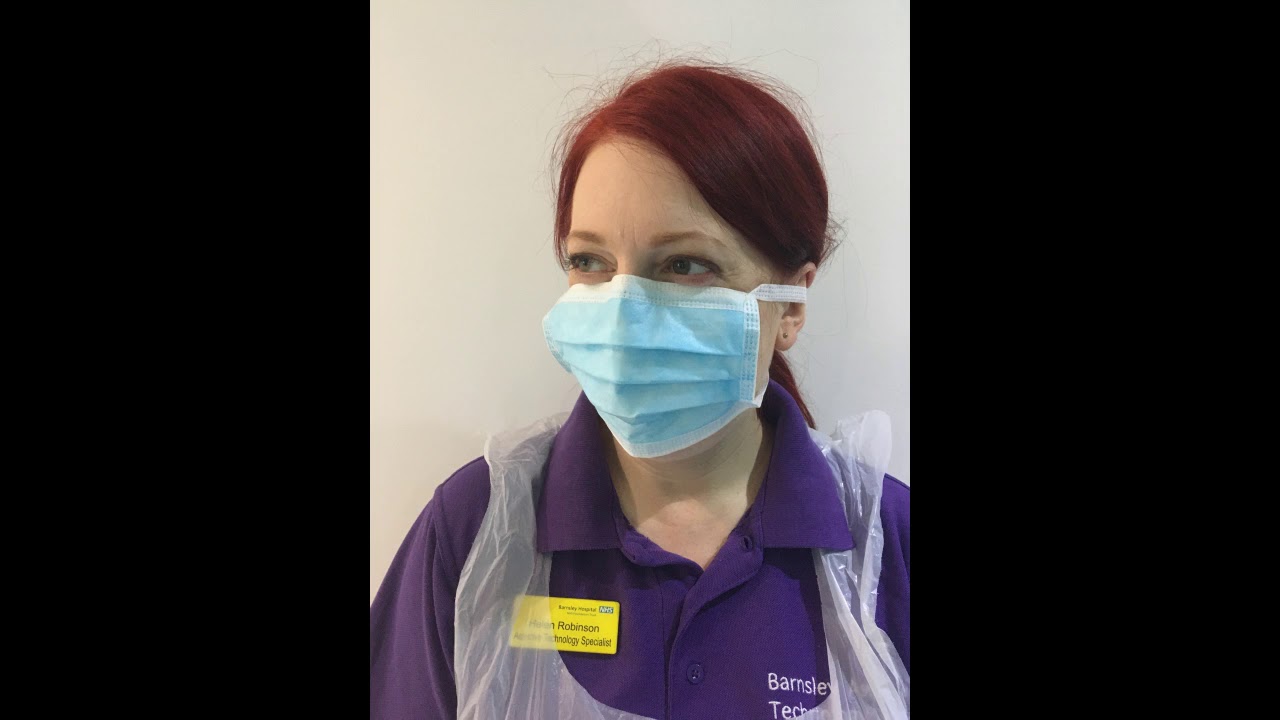 Wearing PPE when we visit