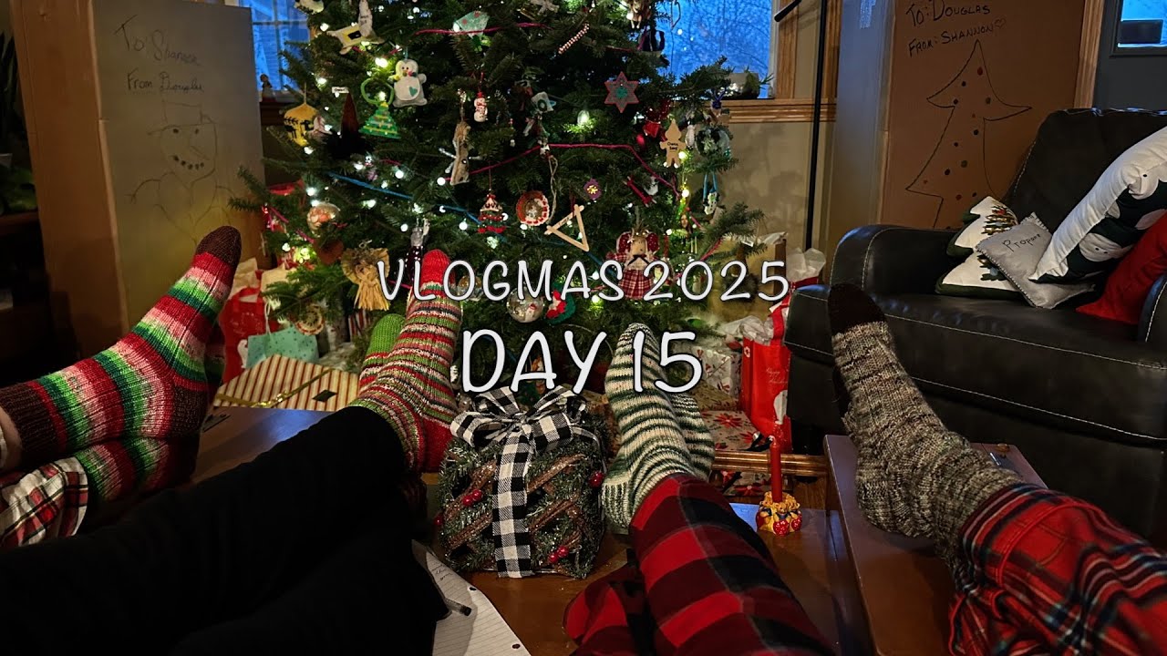 Justlivin Designs Vlogmas 2025: День 15 - Снег тает