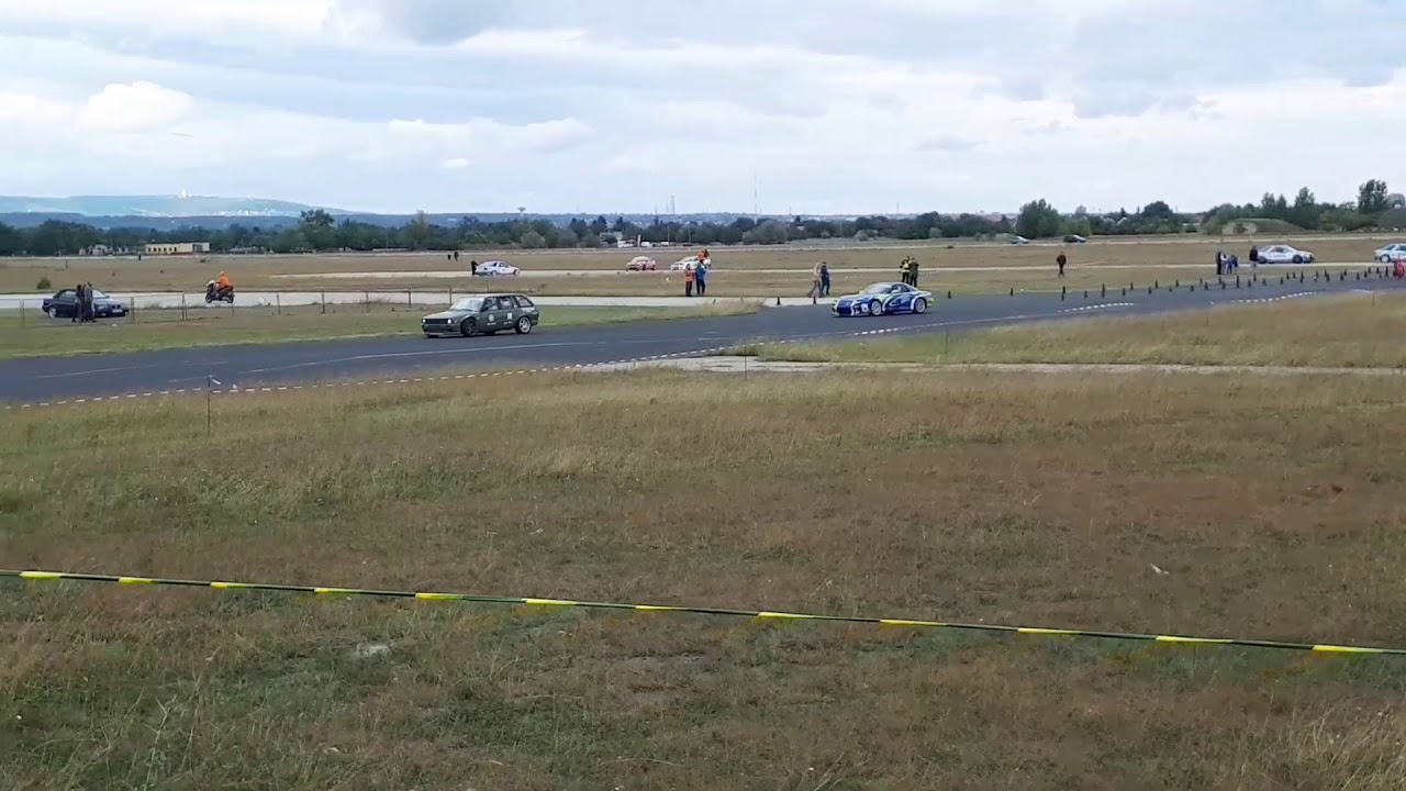 Mazda RX7 SR20 drift team, crash