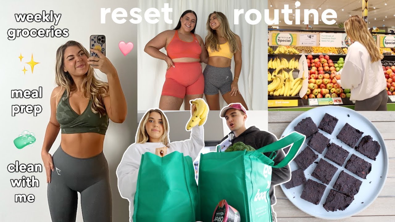 WEEKLY RESET | meal planning, getting out of a rut + clean with me