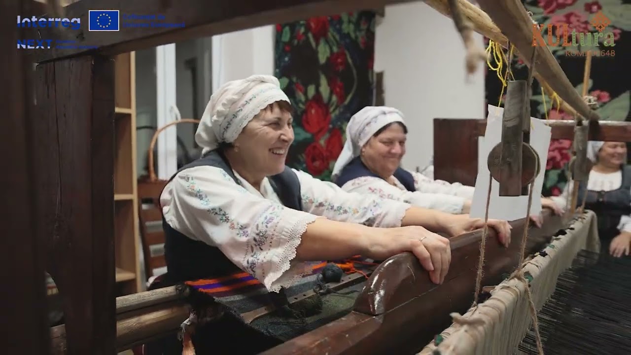 Arta țesutului covorului cu uzor vegetal din Lunca Prutului de jos.