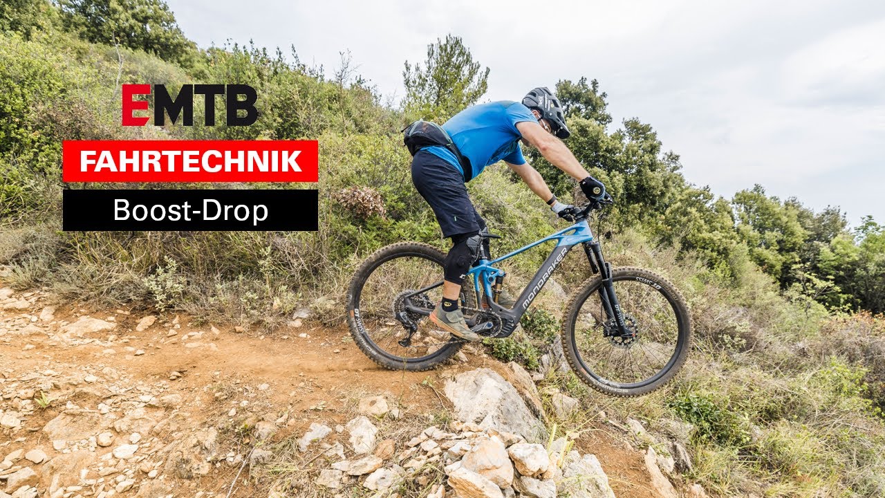 How to: EMTB-Expert-Fahrtechnik #4 – Boost Drop für steile Stufen ohne Anlauf