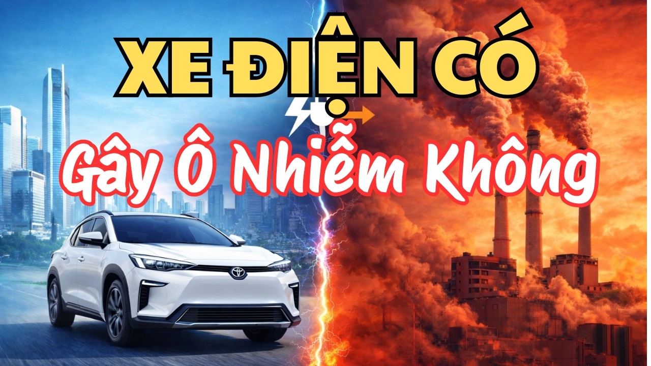Xe Điện Có Ống Xả, Không Xanh Như Quảng cáo, Sự Thật Ít Ai Để Ý