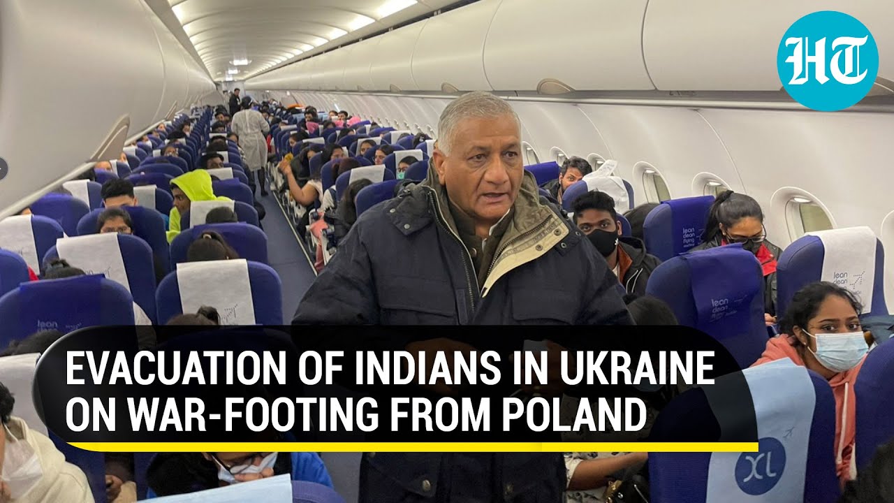 'Urgent’ advisory for Indians in west Ukraine; Union Minister VK Singh leads evacuation in Poland