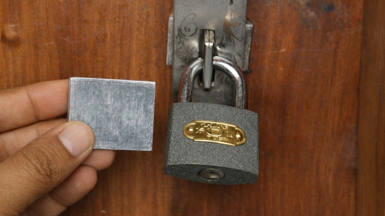 Locked Padlock Opens Instantly Without a Key! How to Unlock Any Lock in Seconds