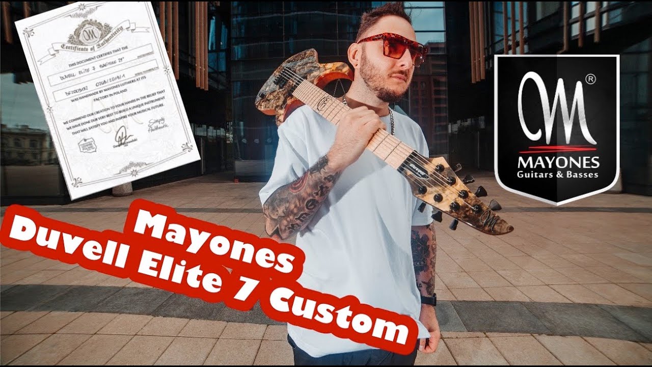 Обзор гитары Mayones Duvell Elite 7 Custom