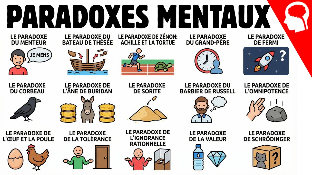 Chaque Paradoxe Mental Expliqu&eacute; en 21 Minutes