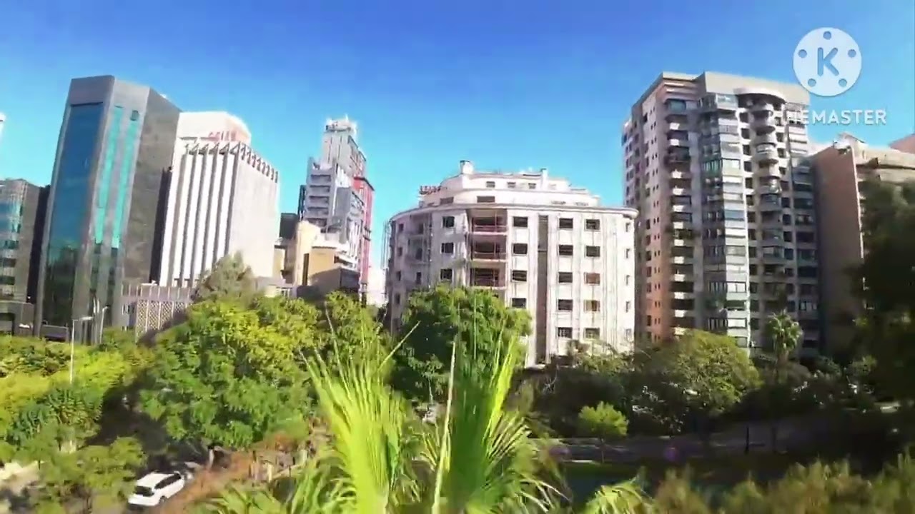 The Ashrafieh Place Beirut Lebanon Footage by Drone
