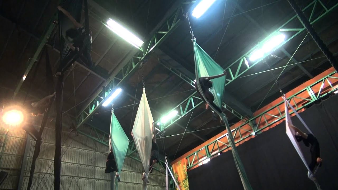 キッズエアリアル集中スクール プチ発表会 inAADP 2013/8/9