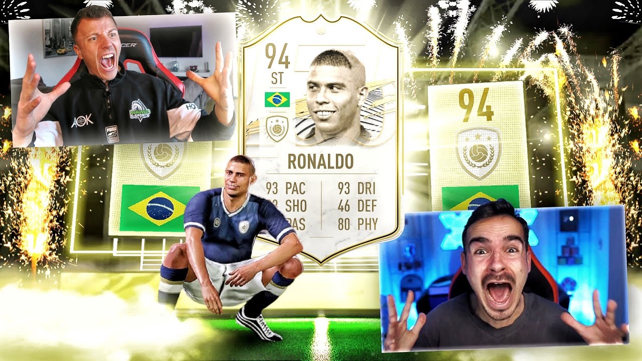 OMFGG!!!! 94 ICON RONALDO GEZOGEN !! 😱🔥 FIFA 21