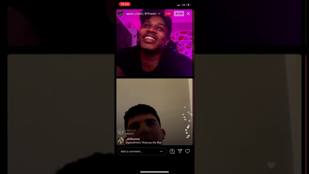 Big UpperClass vs 917Rackz- IG Live.