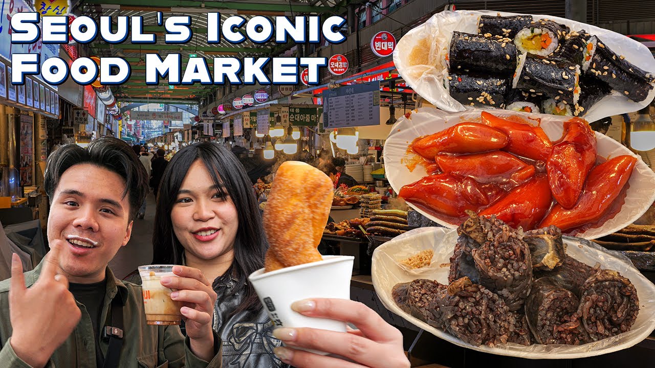 KOREAN STREET FOOD Tour! 🍜 Is Gwangjang Market Still Worth Visiting in 2025?