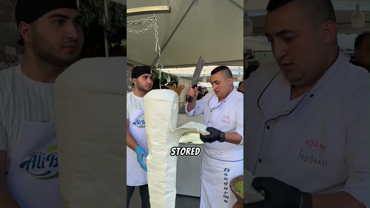 Why You Need a Knife for Turkish Ice Cream 🔪❄️